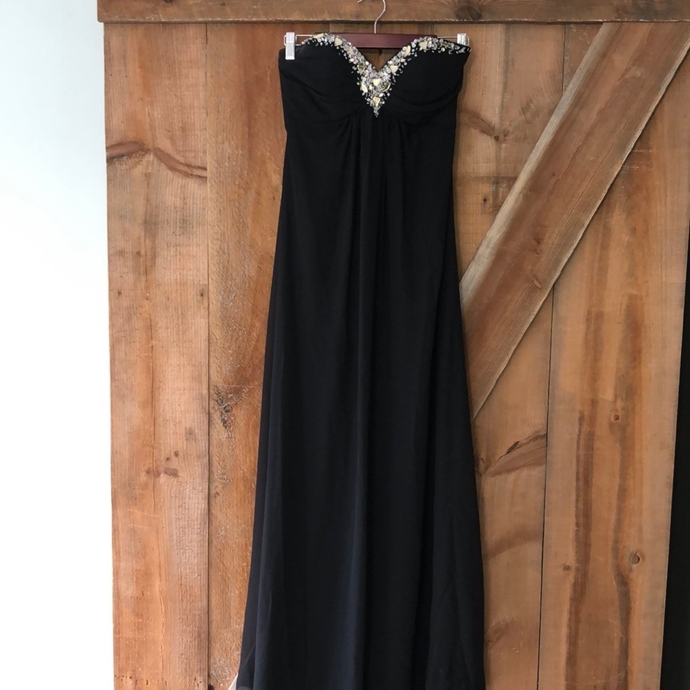 Alyce B’Dazzle Black Long Formal Dress Size 4